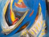 bluebird-sky 2011 16" x 20" 