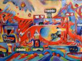 Wonderland 2013_54"x42 "-mixed media