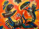 Spring dance 16"x20"  