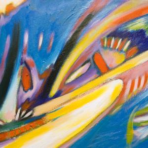 surfing-a-wave 2011 16" x 20"