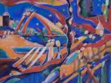 TALES OF TWO FISH WIVES_2013 29"x31" 