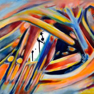2014 FLYING ABOVE THE NIGHT 16"x20"