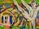 The Ballet Dancer_  53"x31" -2021