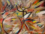 shaman-drummer_2021_29x30"_