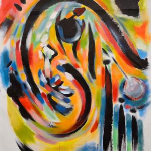 Turtle angel-2015-32"x44"